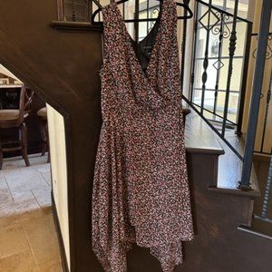 Long Tall Sally Floral Wrap Dress, Size 18